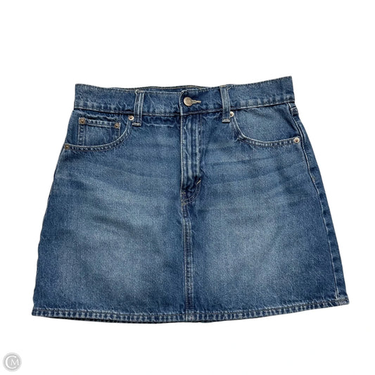 Skirt Mini & Short By Gap In Blue Denim, Size: 8