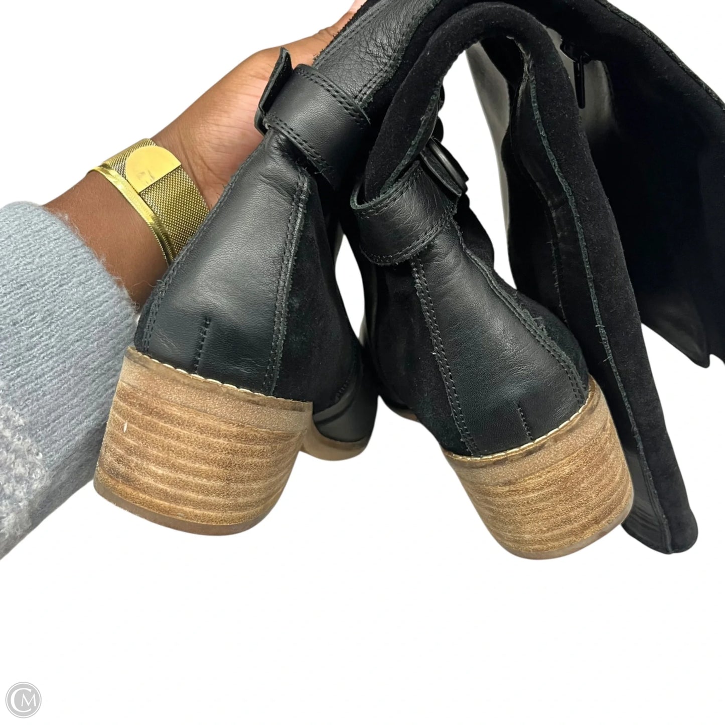 Boots Knee Heels By Lucky Brand In Black, Size: 7