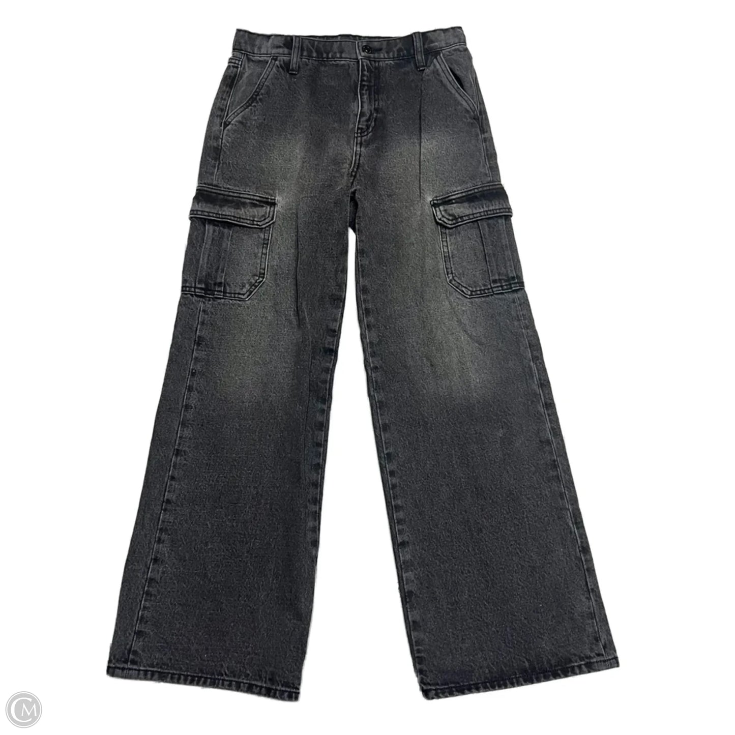 Jeans Wide Leg By Old Navy In Black Denim, Size: 16