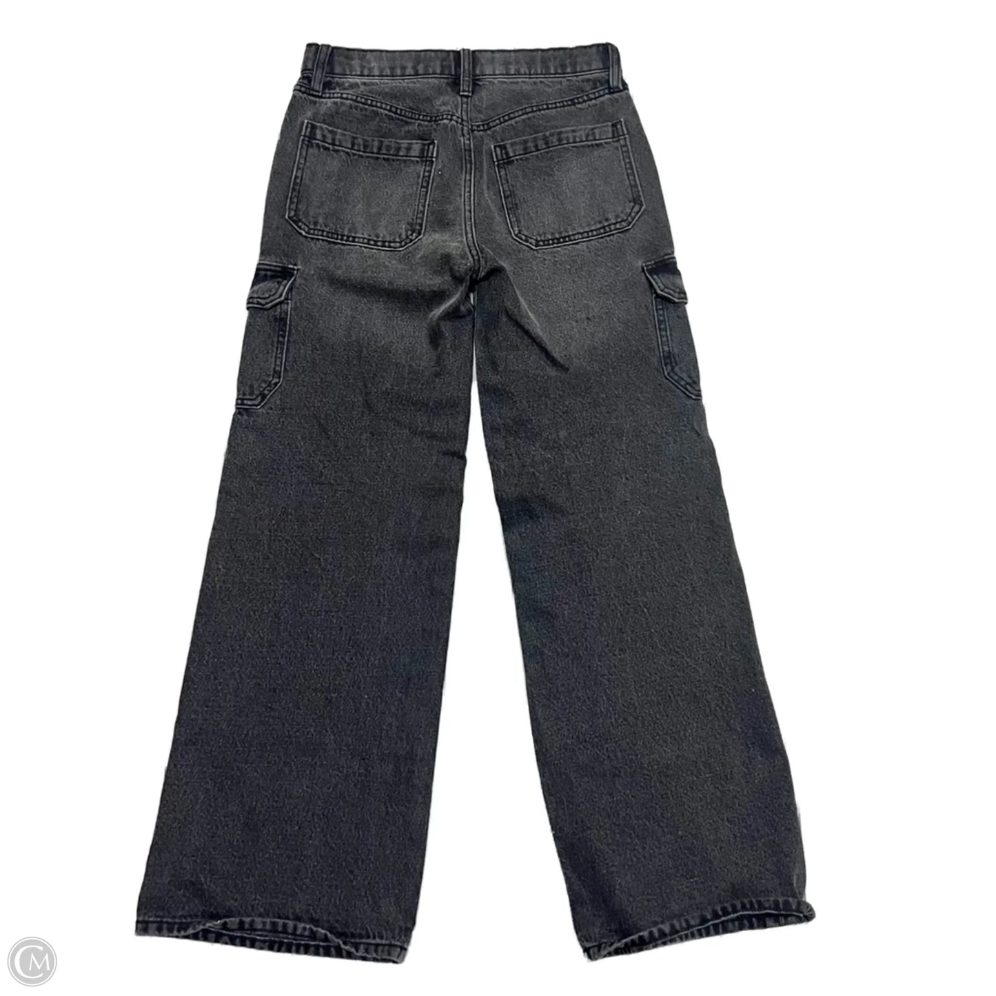 Jeans Wide Leg By Old Navy In Black Denim, Size: 16