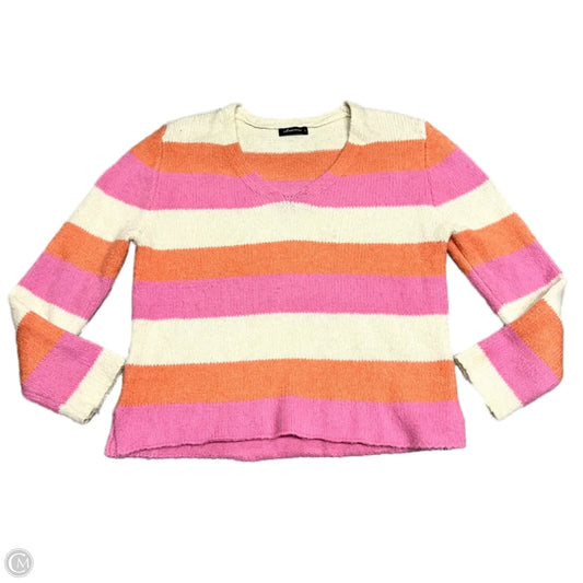 Sweater By Olivaceous In Orange & Pink, Size: L