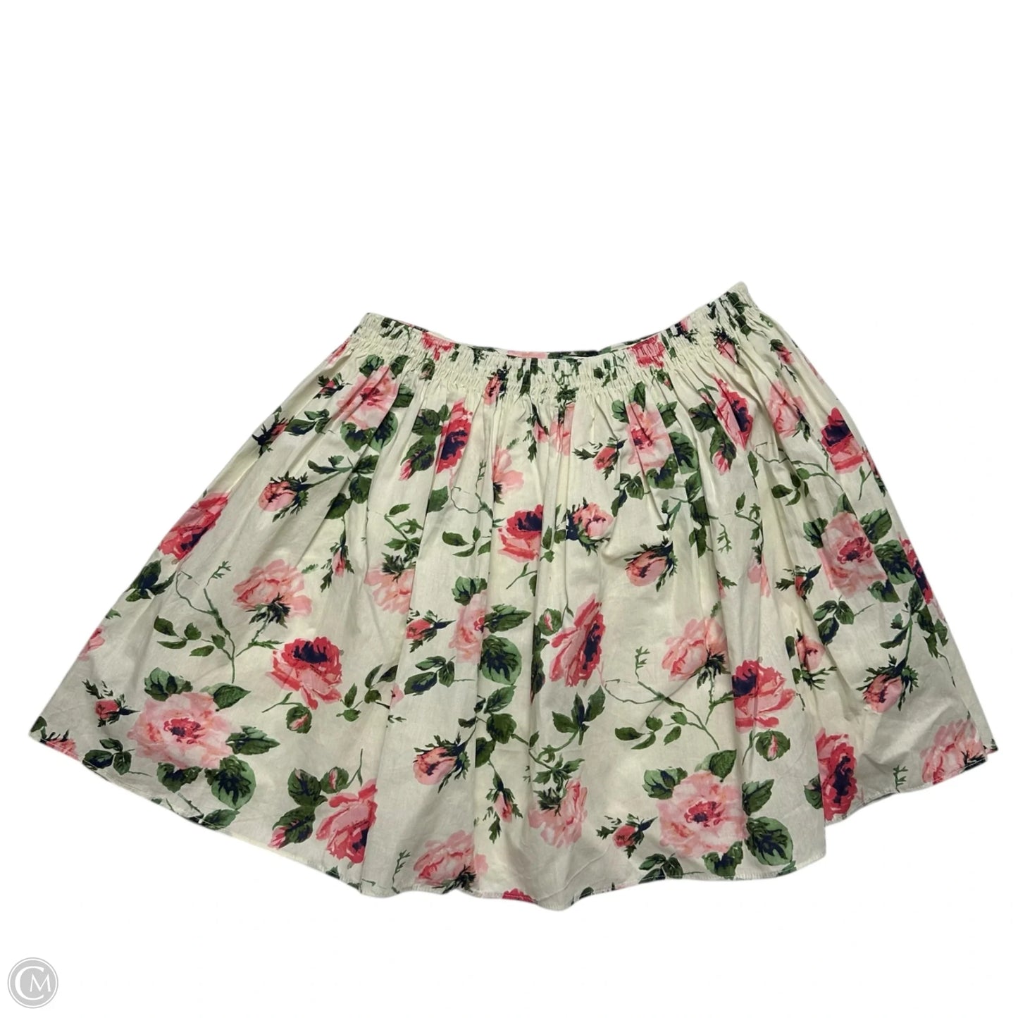 Skirt Mini & Short By Aqua In Cream & Pink, Size: 4