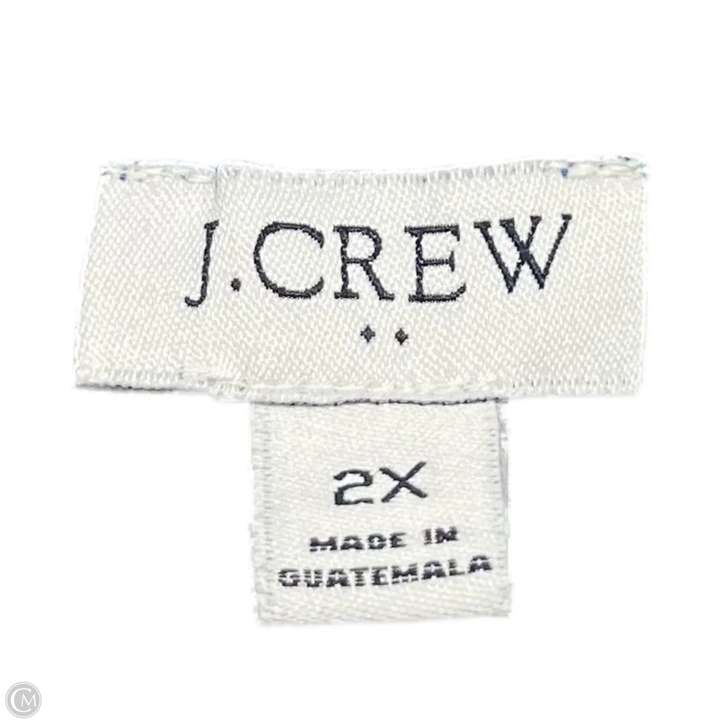 Top Long Sleeve By J. Crew In Blue & White, Size: 2x