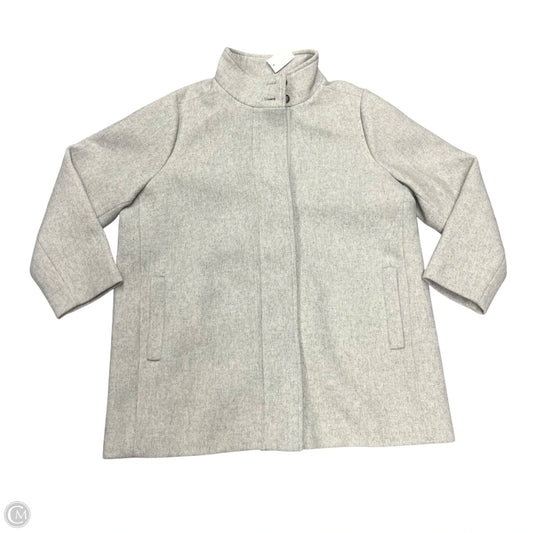 Coat Peacoat By J. Crew In Grey, Size: 3x