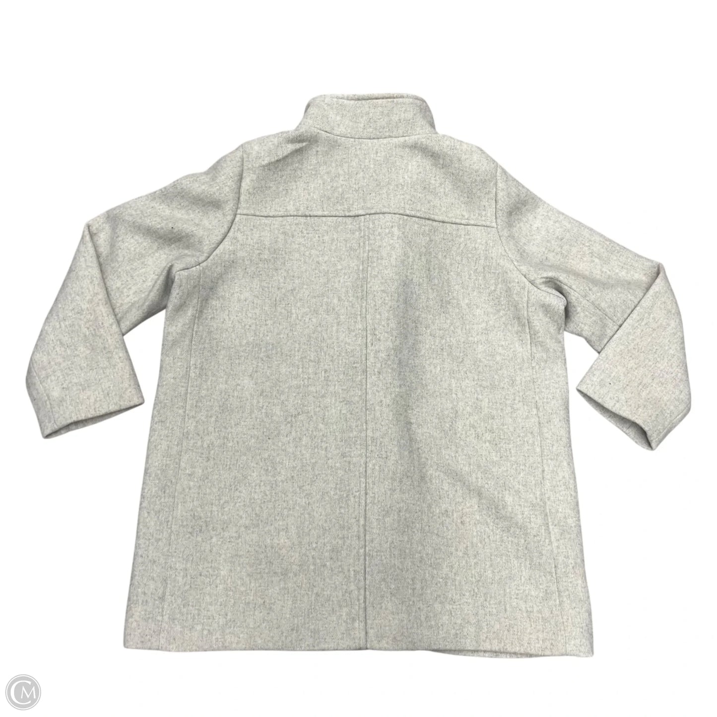 Coat Peacoat By J. Crew In Grey, Size: 3x