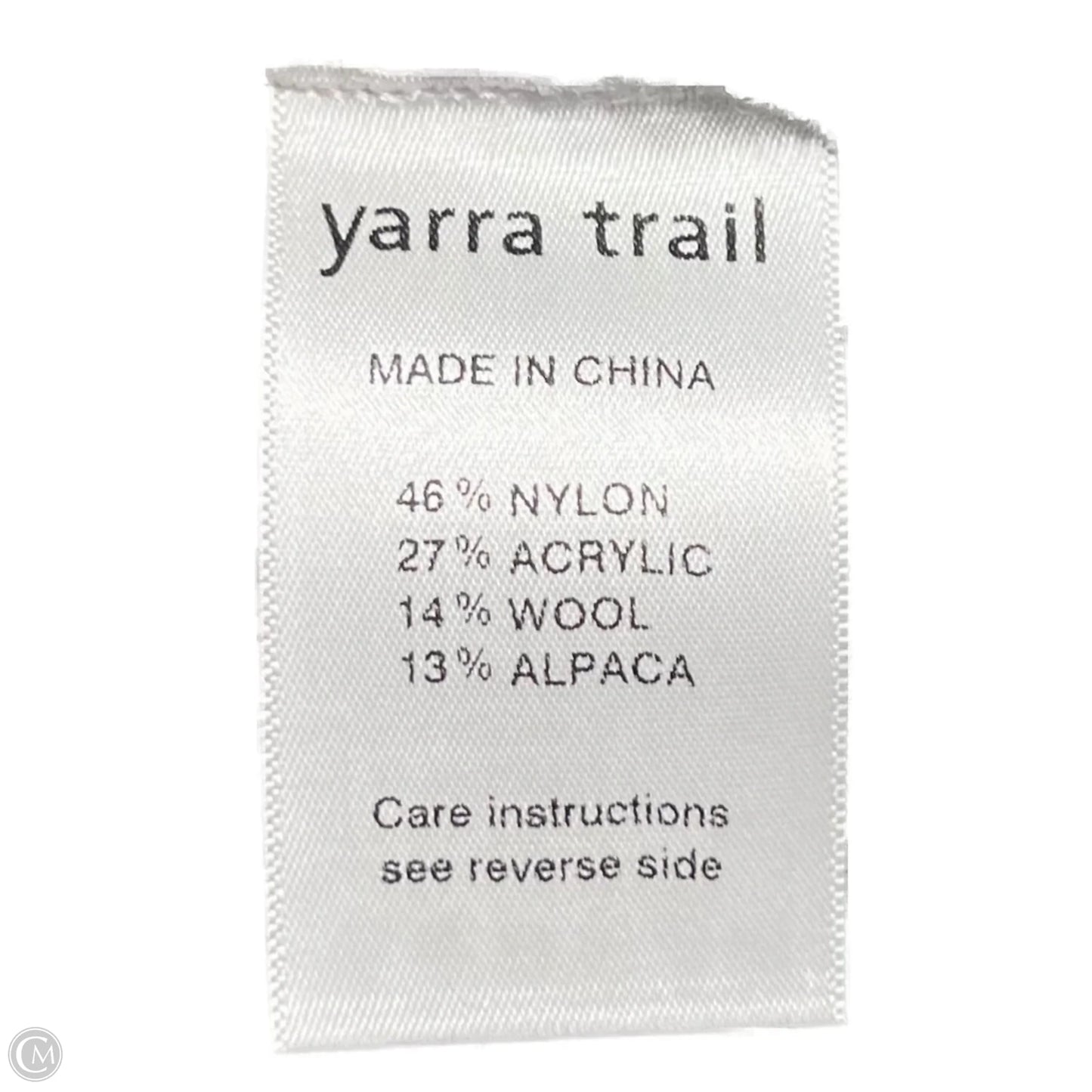 Sweater By Yarra Trail In Green & Grey, Size: S
