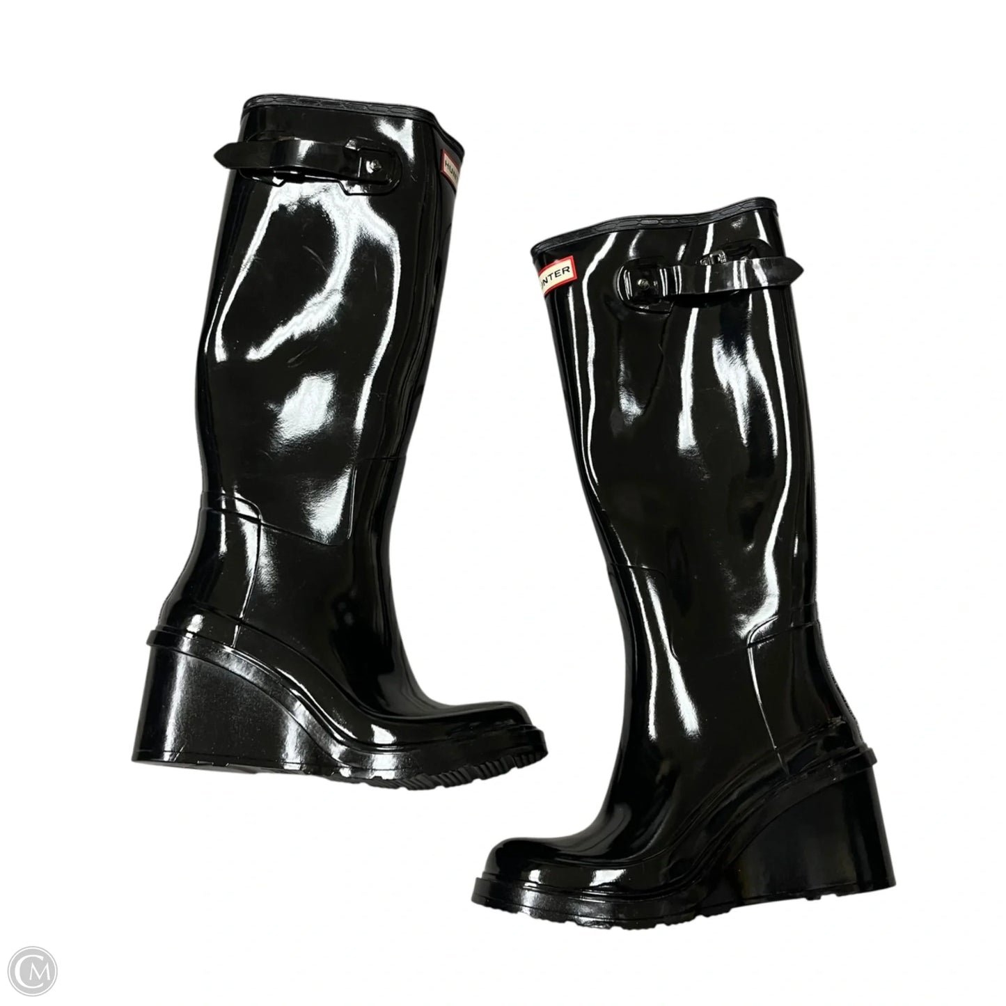 Boots Rain By Hunter In Black, Size: 7