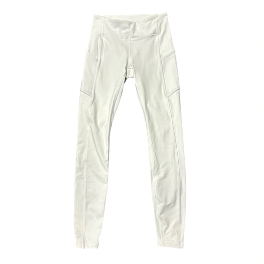 Athletic Leggings By Lululemon In White, Size: 4