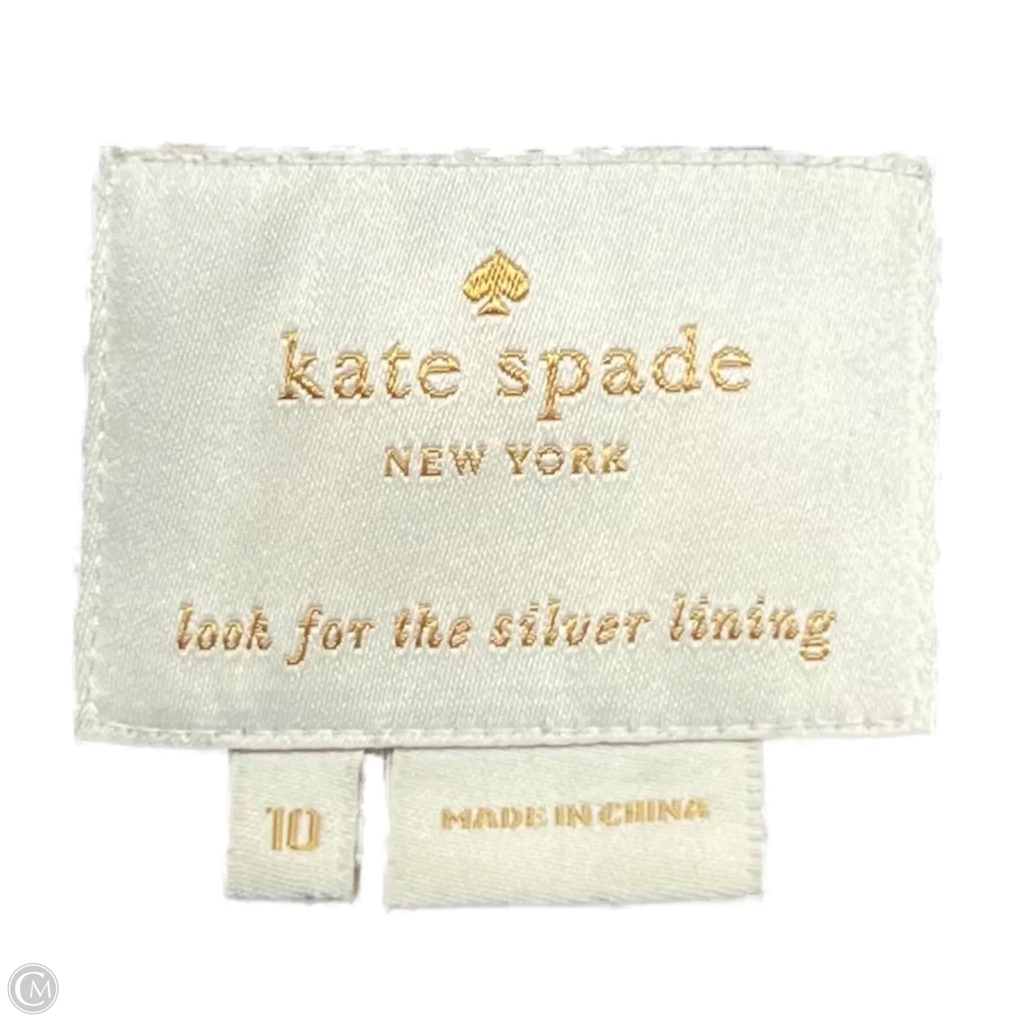 Blazer Designer By Kate Spade In Black & White, Size: M