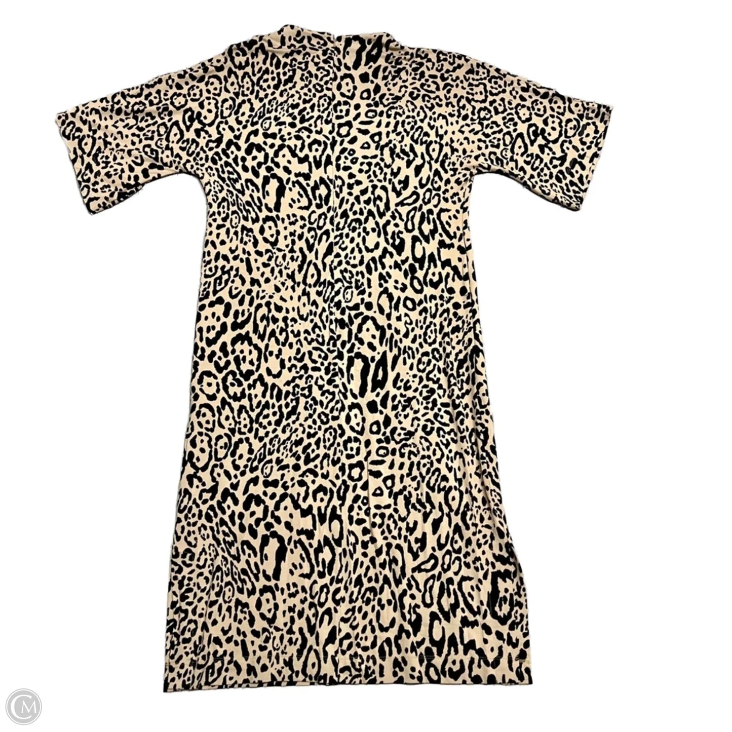 Dress Casual Midi By Chicos In Leopard Print, Size: L