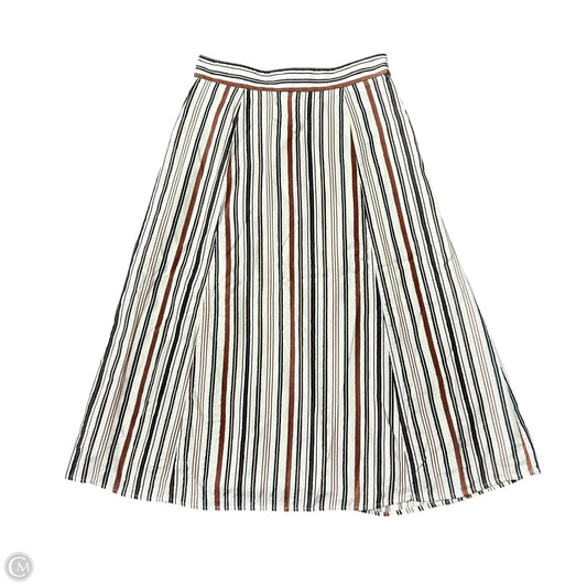 Skirt Maxi By Loft In Brown & Cream, Size: 4