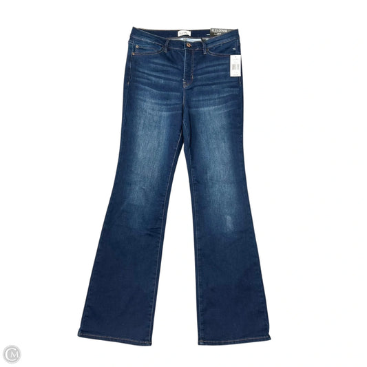 Jeans Boot Cut By Nicole Miller In Blue Denim, Size: 12