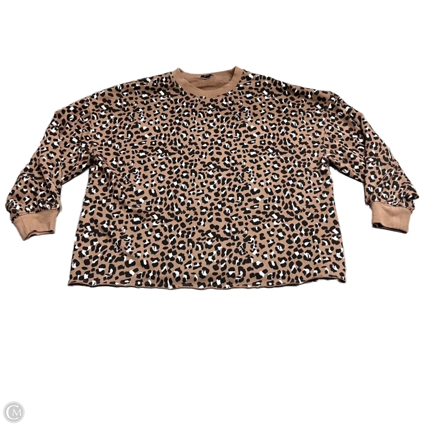 Sweatshirt Crewneck By Rails In Leopard Print, Size: S