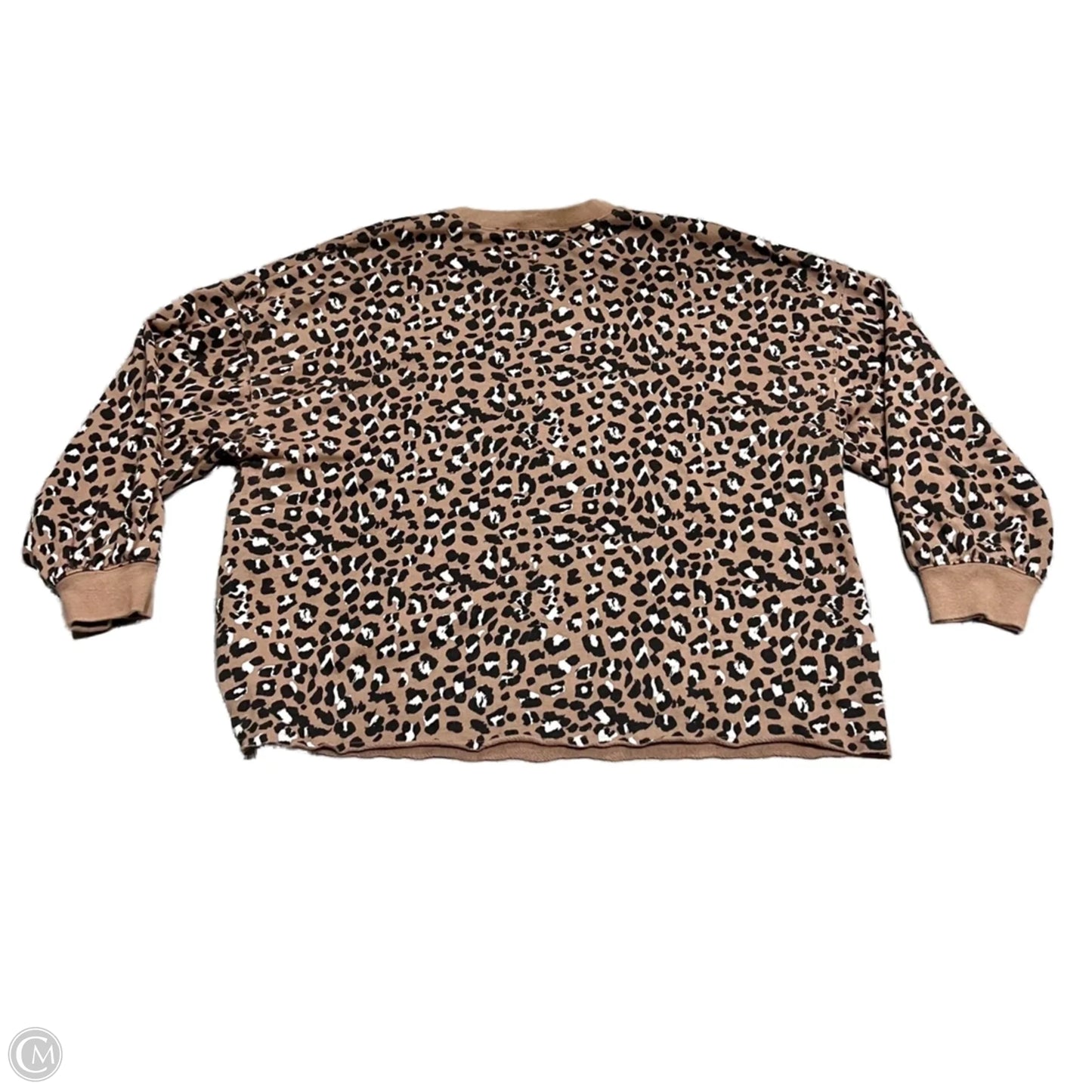 Sweatshirt Crewneck By Rails In Leopard Print, Size: S