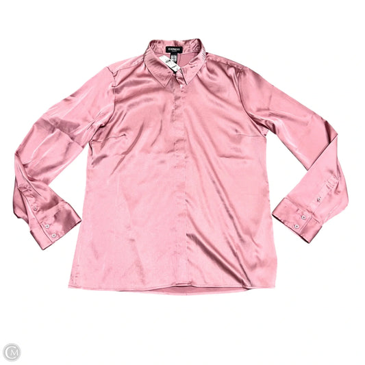 Top Long Sleeve By Express In Mauve, Size: M