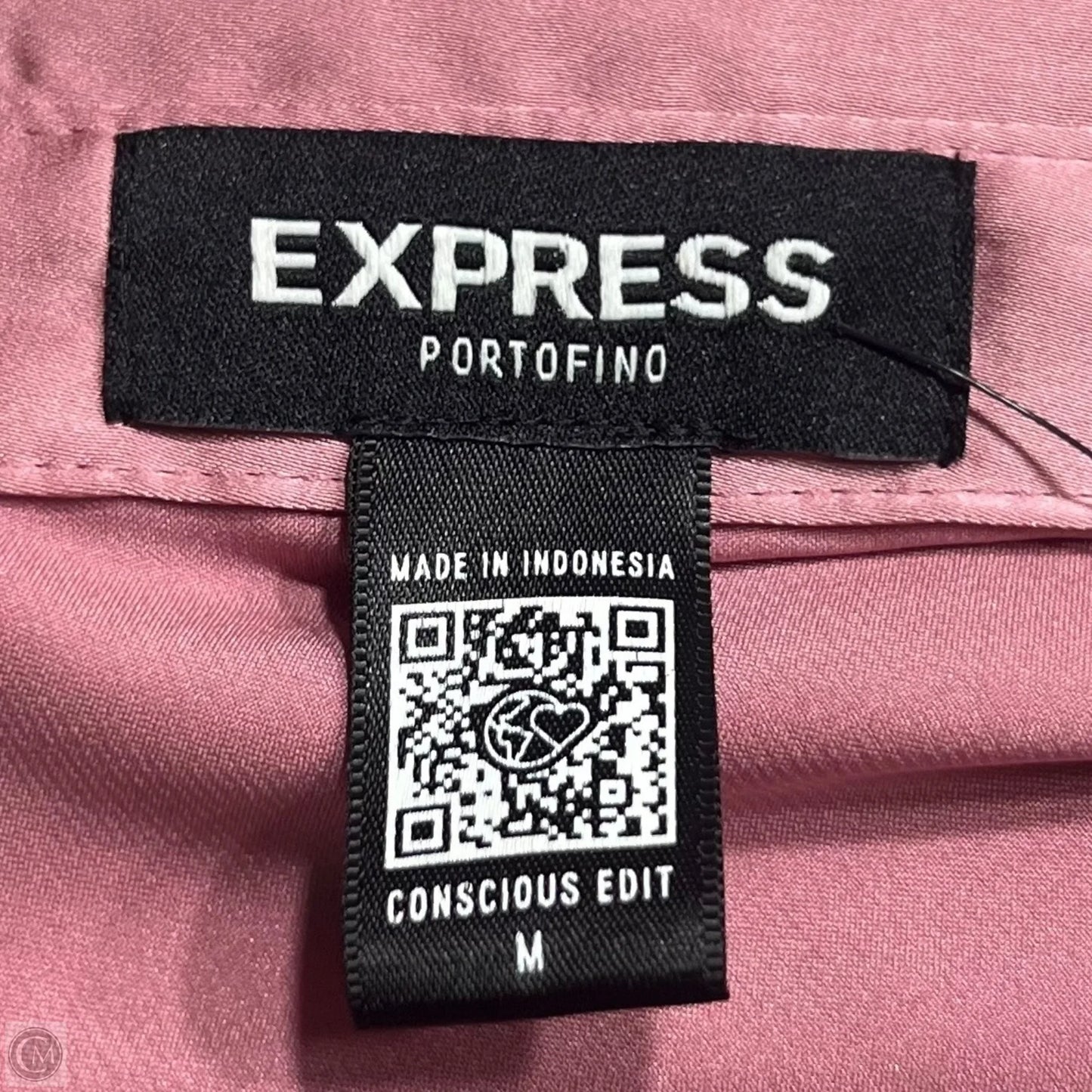 Top Long Sleeve By Express In Mauve, Size: M