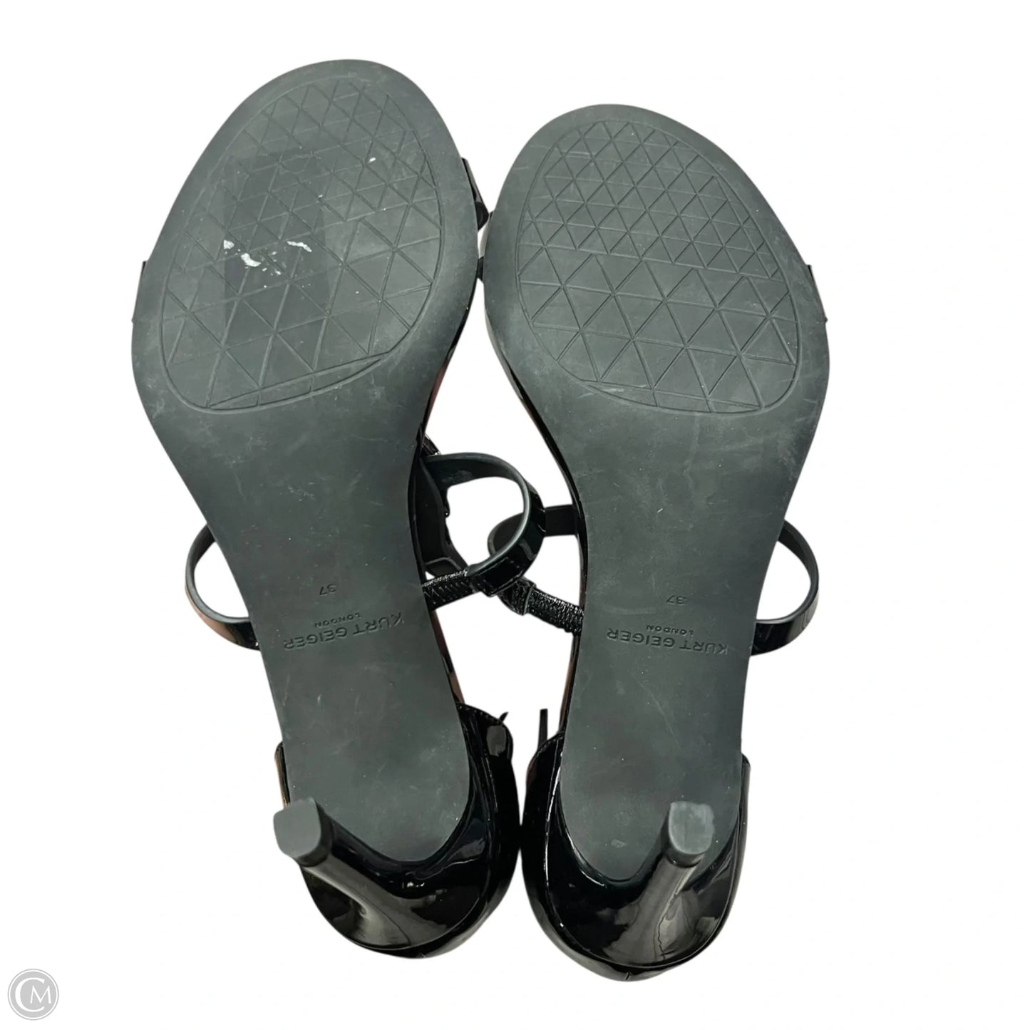 Sandals Designer By Kurt Geiger In Black, Size: 6.5