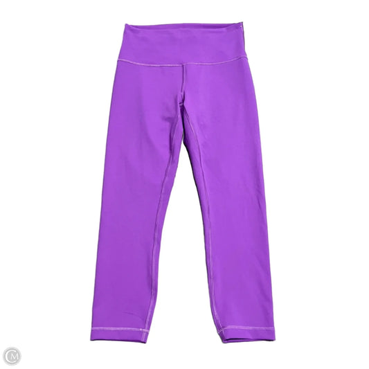 Athletic Leggings By Lululemon In Purple, Size: 8