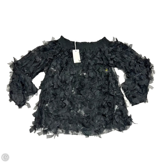 Top Long Sleeve By The Sang In Black, Size: S