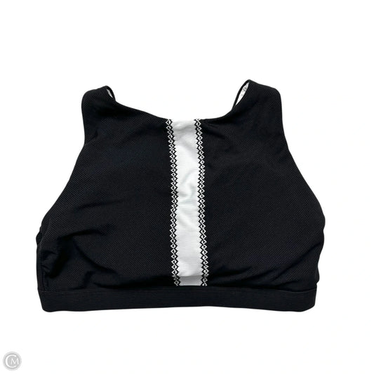 Swimsuit Top By Sea Level Swim In Black & White, Size: S