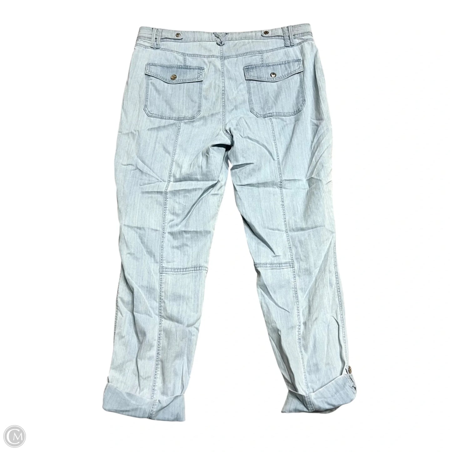 Jeans Straight By White House Black Market In Blue Denim, Size: 14