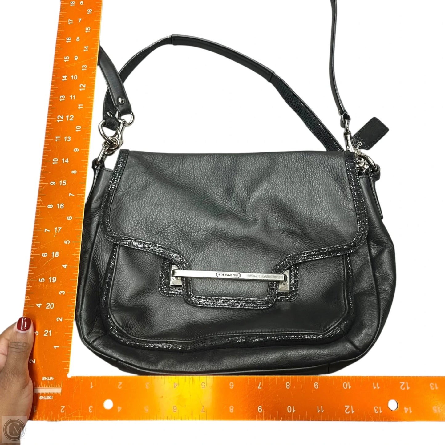 Crossbody Designer By Coach, Size: Medium