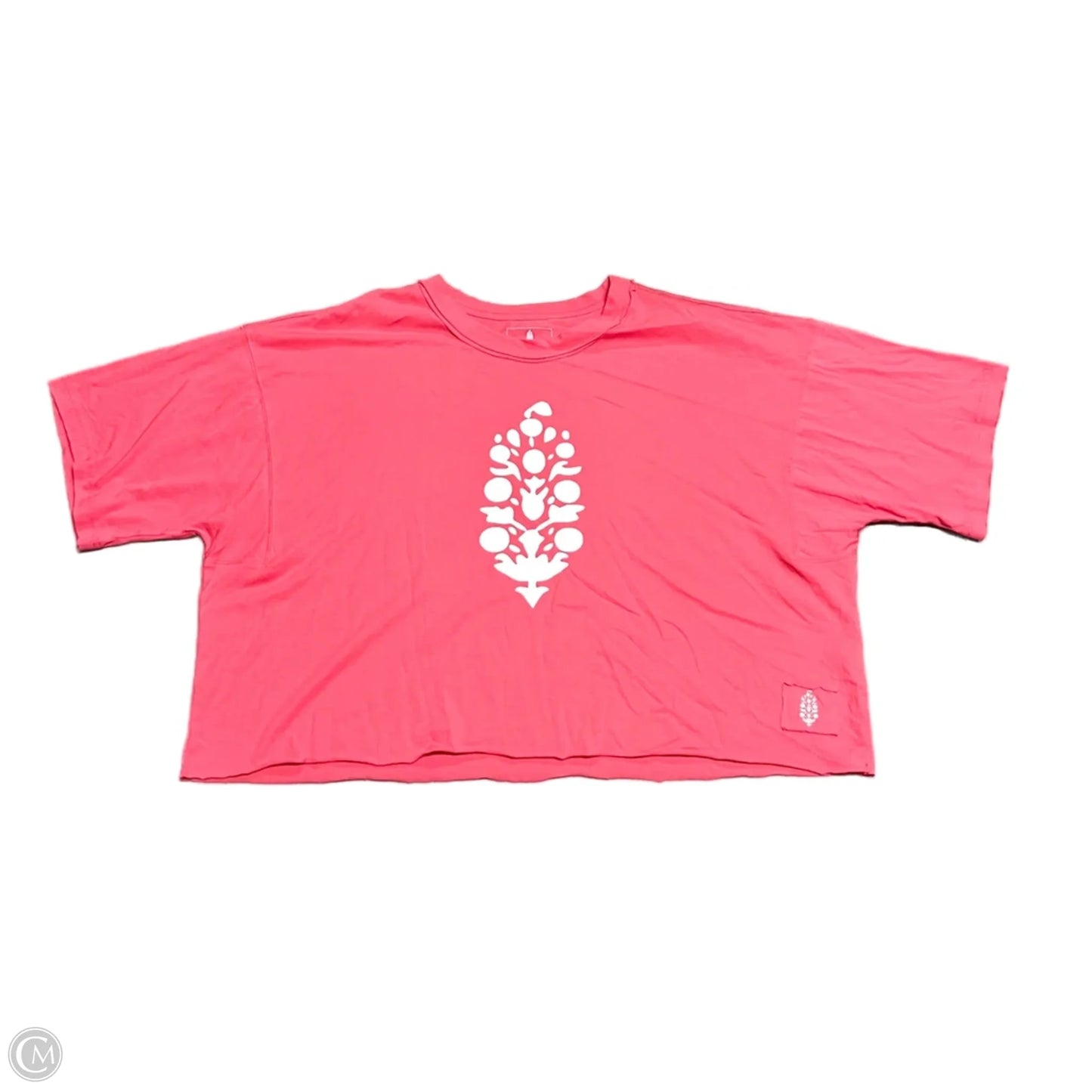 Athletic Top Short Sleeve By Free People In Coral, Size: Xl