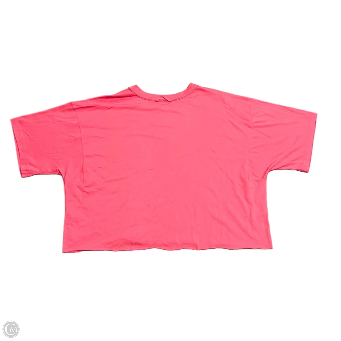 Athletic Top Short Sleeve By Free People In Coral, Size: Xl