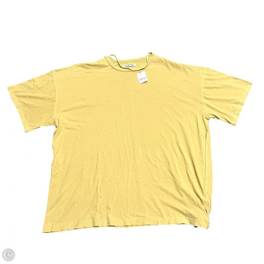 Top Short Sleeve By We The Free In Yellow, Size: L