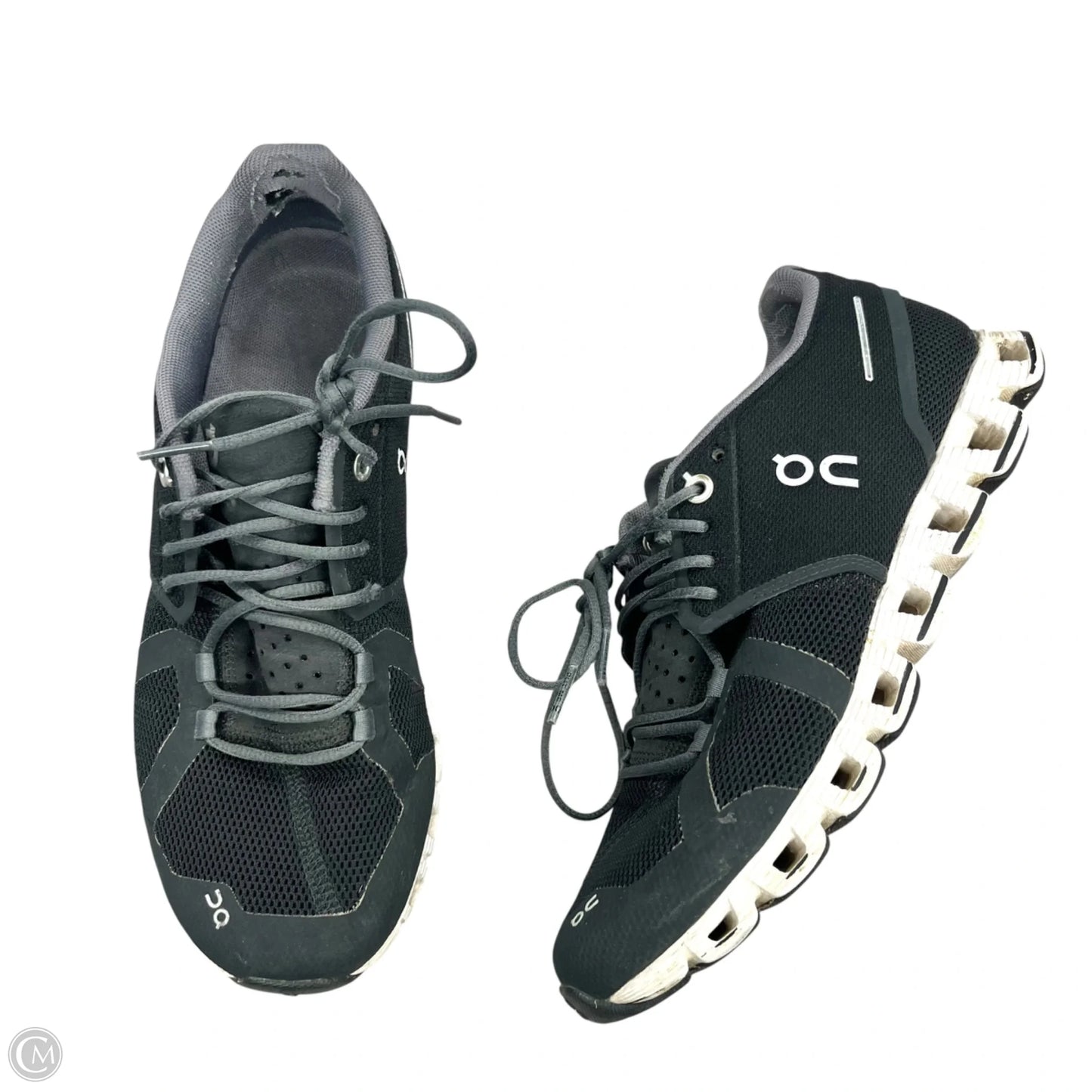 Shoes Athletic By On In Black & Grey, Size: 7.5