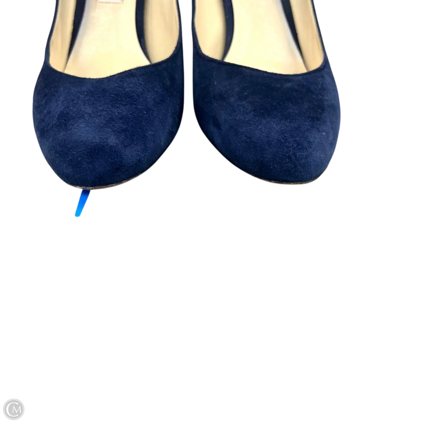 Shoes Luxury Designer By Jimmy Choo In Navy, Size: 9.5