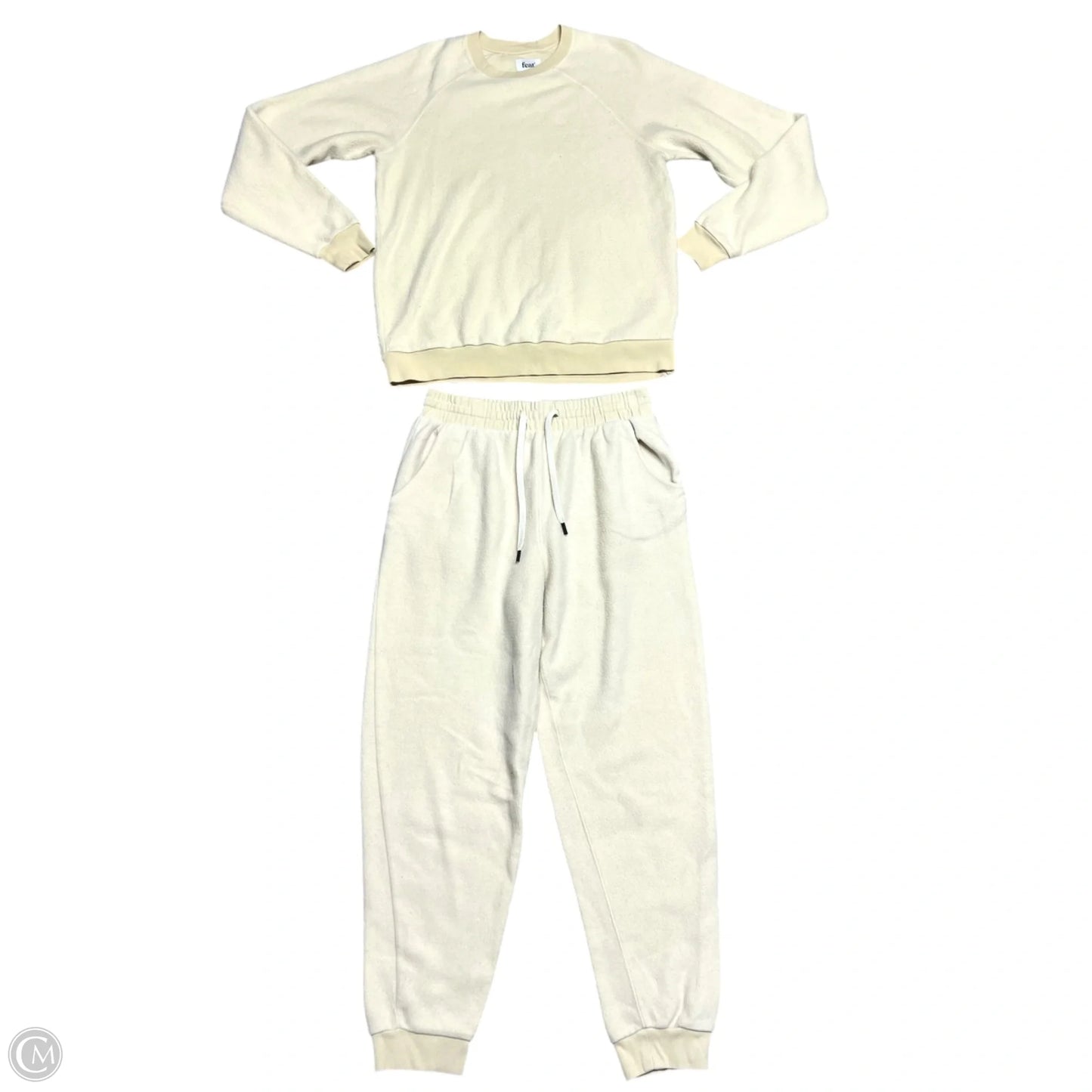Pants Set 2pc By Feat In Cream, Size: 8