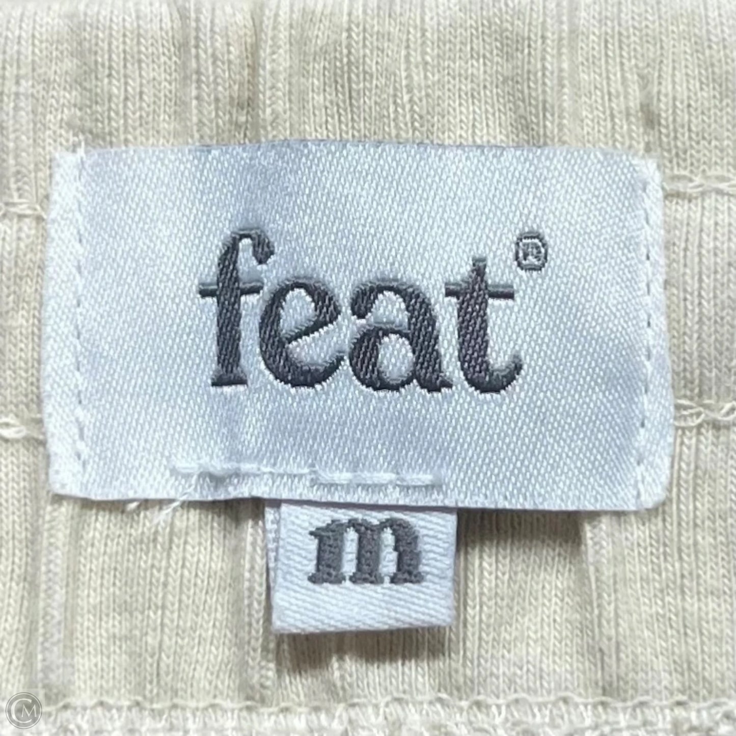 Pants Set 2pc By Feat In Cream, Size: 8