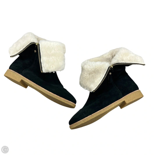 Boots Designer By Kate Spade In Black & Cream, Size: 8