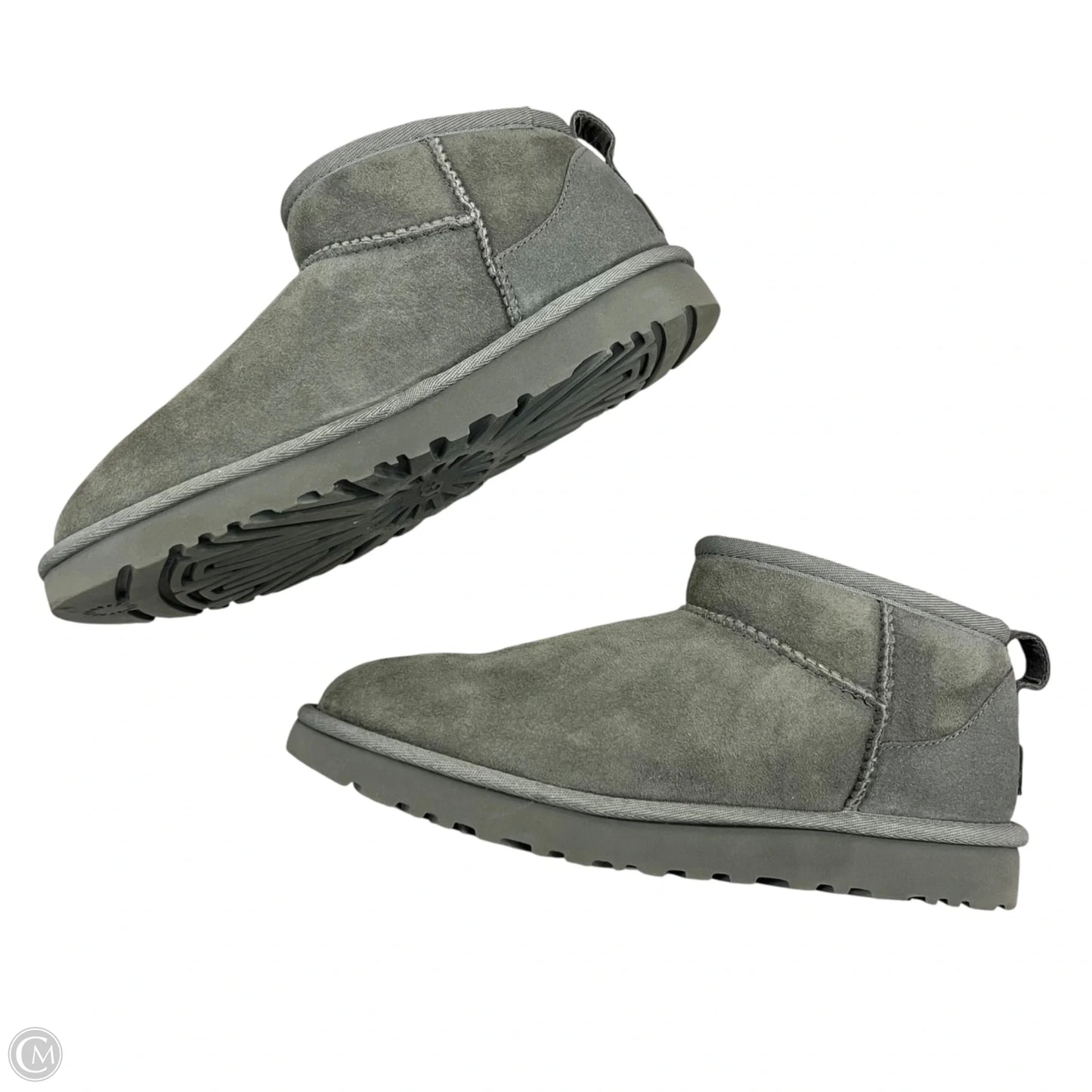 Boots Designer By Ugg In Grey, Size: 8