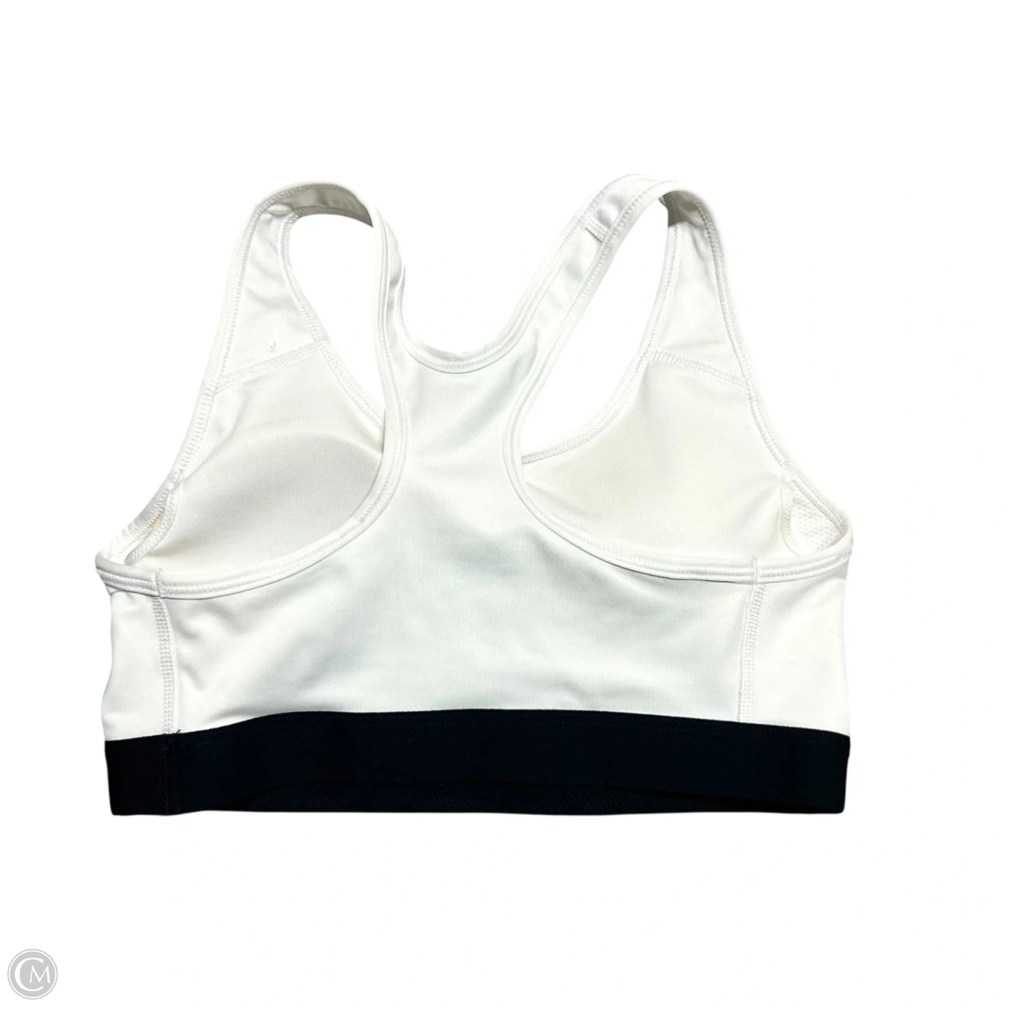 Athletic Bra By Nike In Black & White, Size: S
