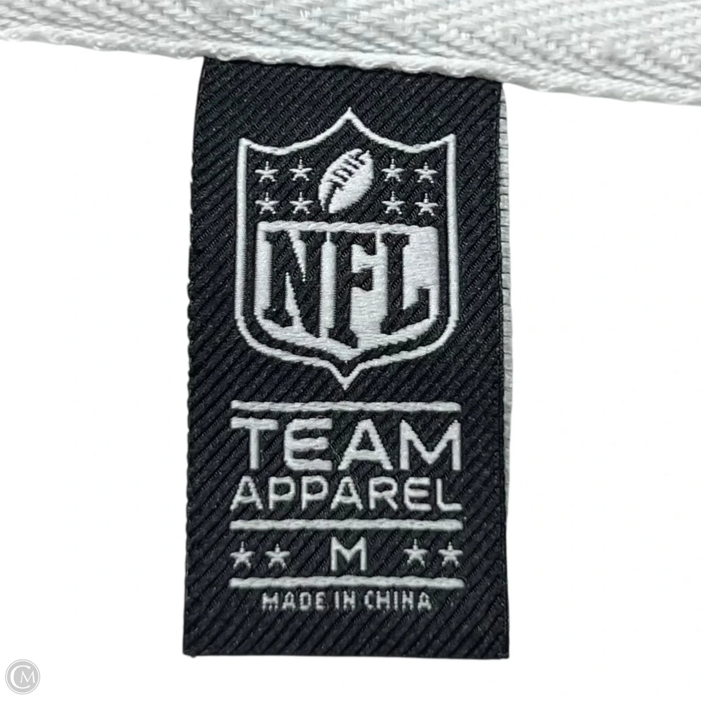 Sweatshirt Hoodie By Nfl In Green & Grey, Size: M