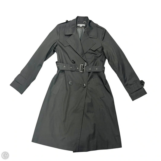 Coat Trench Coat By Via Spiga In Black, Size: Xs