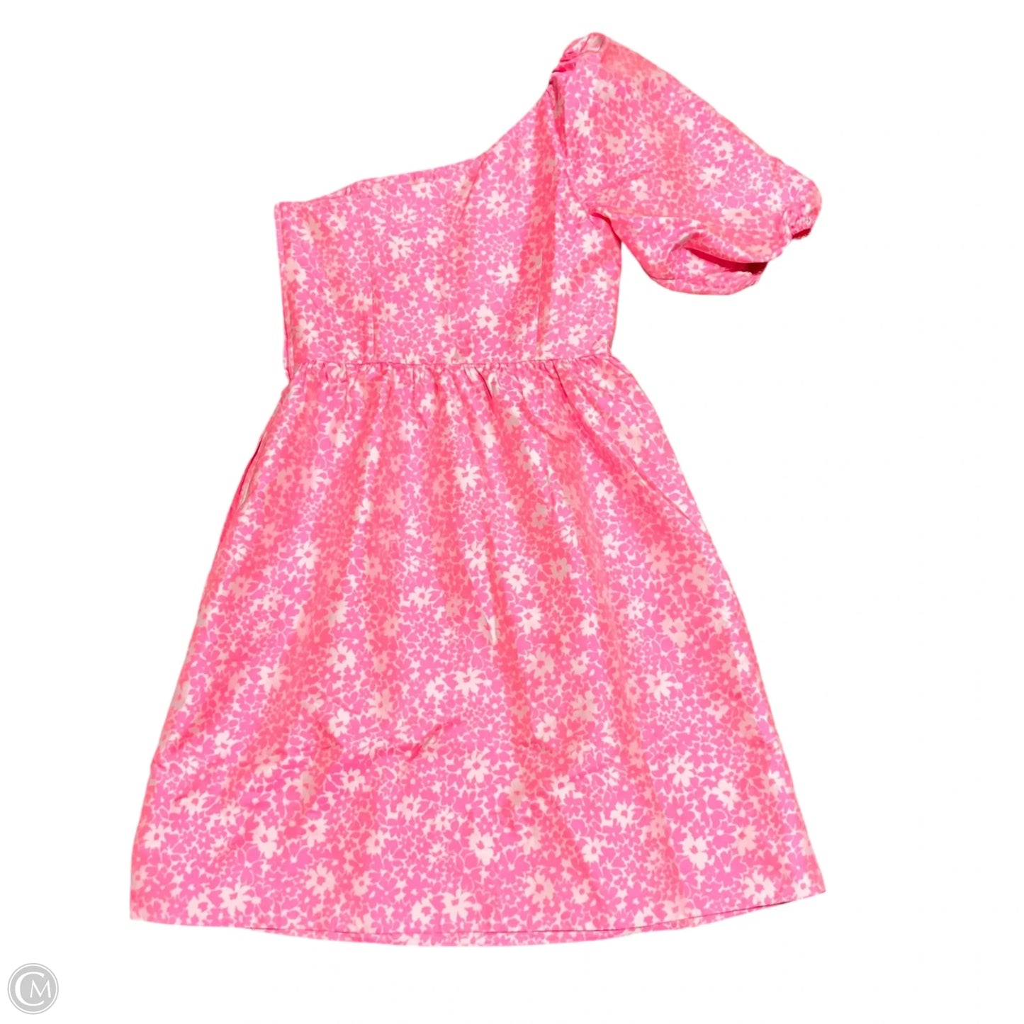 Dress Designer By Lilly Pulitzer In Pink & White, Size: S