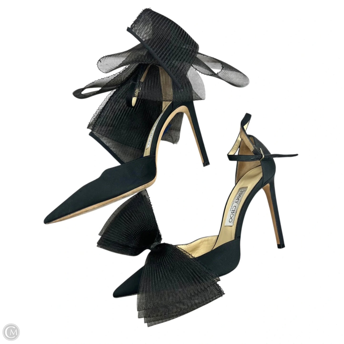 Shoes Luxury Designer By Jimmy Choo In Black, Size: 9