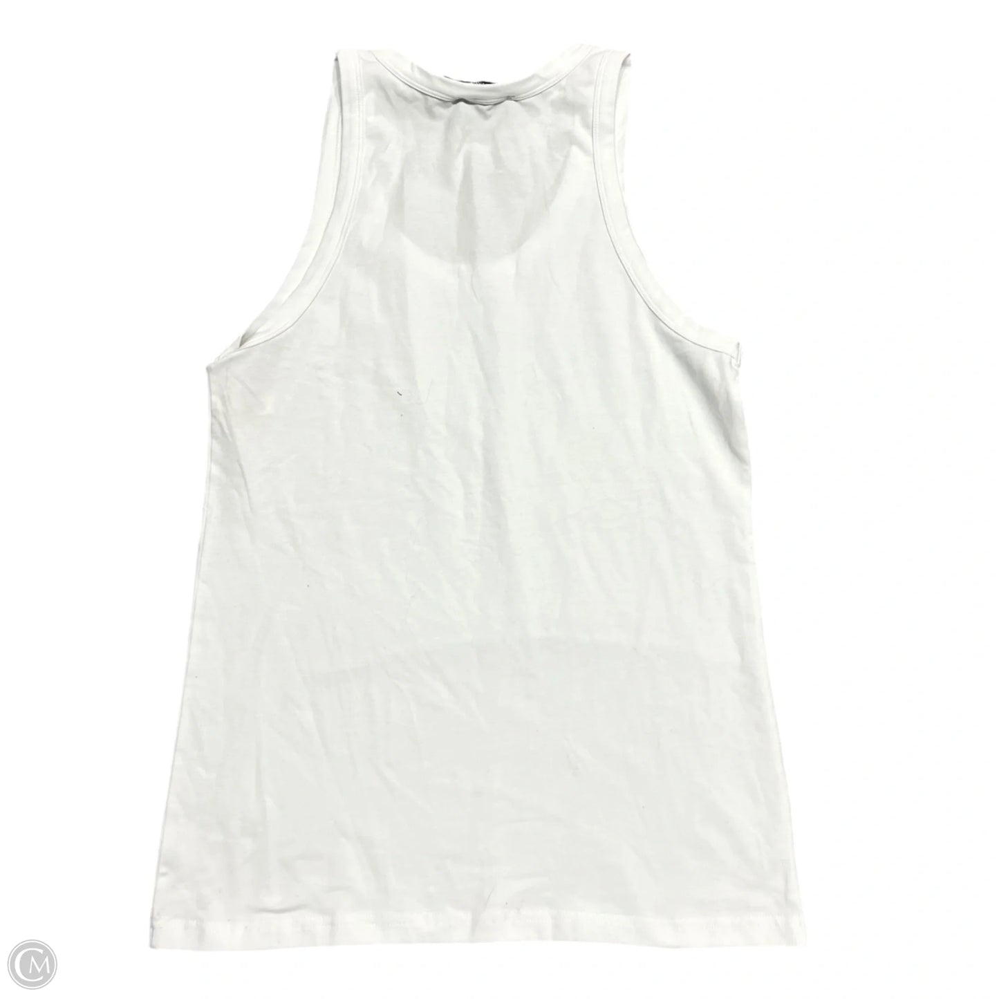 Top Sleeveless Luxury Designer By Versace In White, Size: M