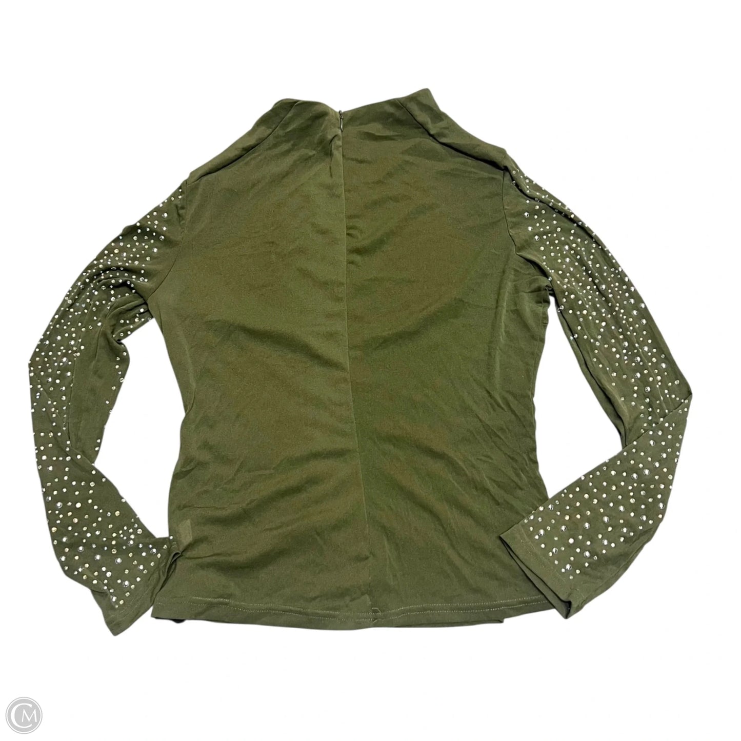 Top Long Sleeve By Jasmine In Green, Size: Xl