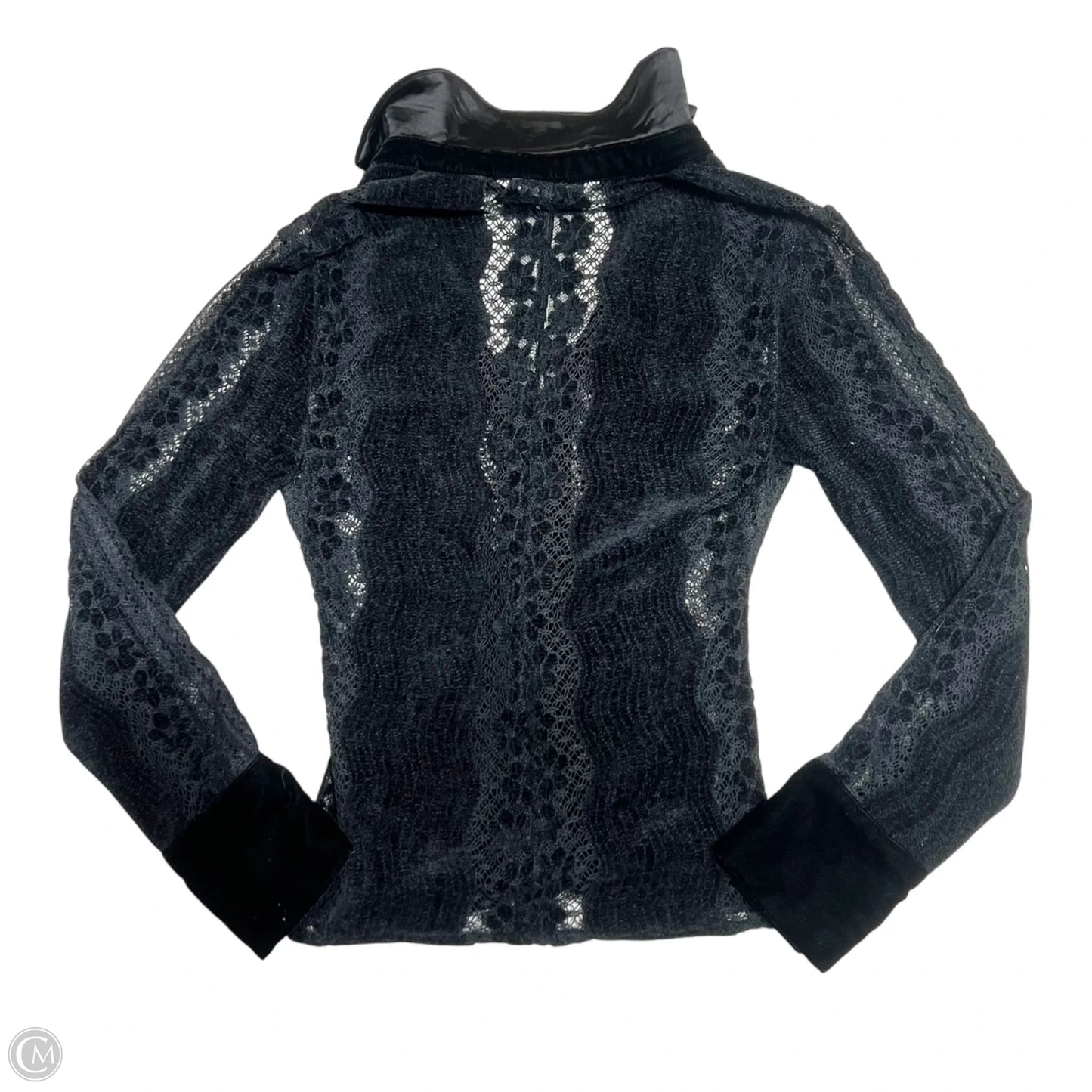 Top Long Sleeve By Zara In Black, Size: Xs