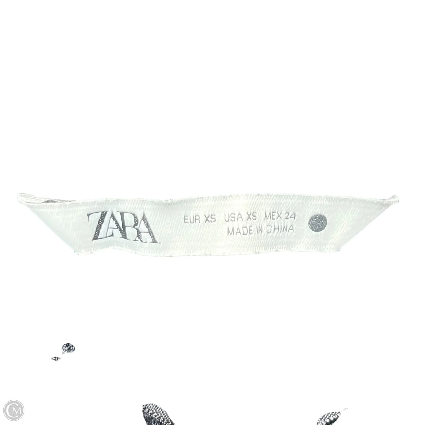 Top Long Sleeve By Zara In Black, Size: Xs