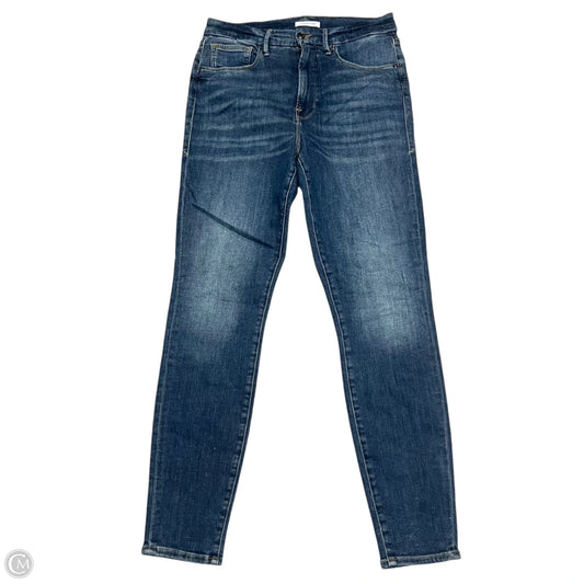 Jeans Straight By Good American In Blue Denim, Size: 10