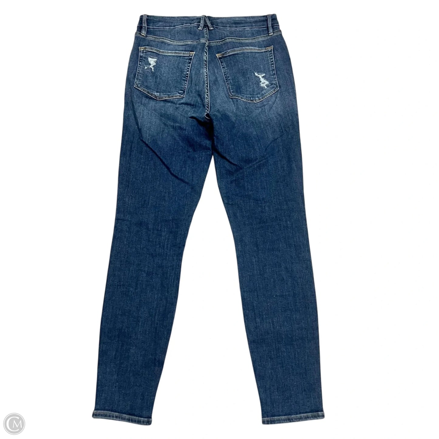 Jeans Straight By Good American In Blue Denim, Size: 10