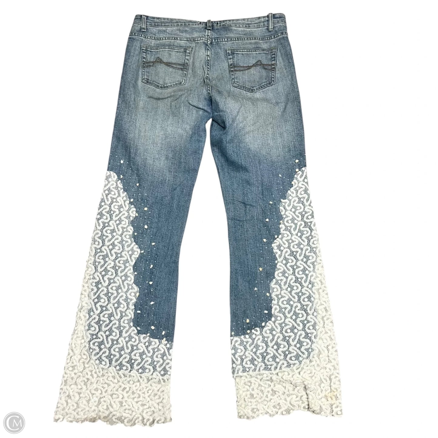 Jeans Wide Leg By Midnight Velvet In Blue Denim, Size: 10