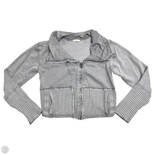 Jacket Moto By We The Free In Grey, Size: S