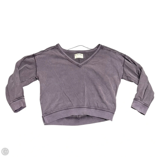 Sweatshirt Crewneck By We The Free In Purple, Size: Xs