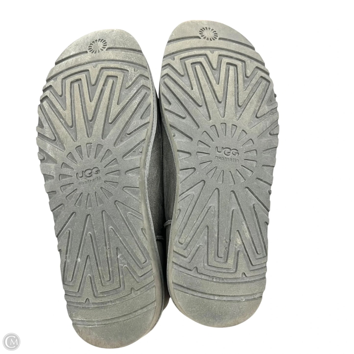 Boots Designer By Ugg In Grey, Size: 9